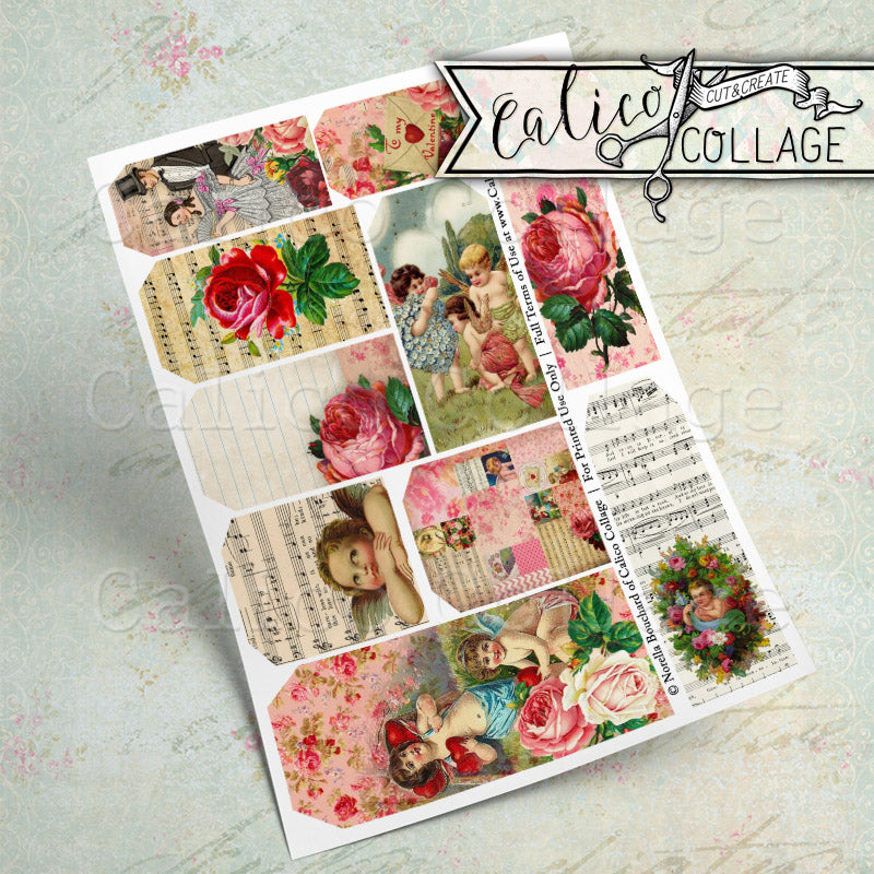 Valentine's Love Journaling Cards & Tags