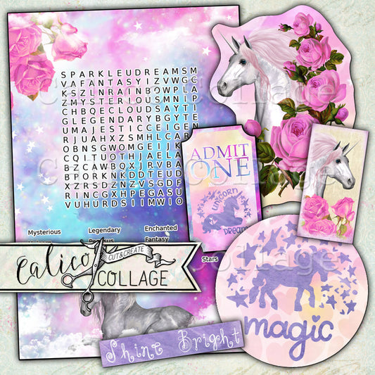 Unicorn Ephemera Pack