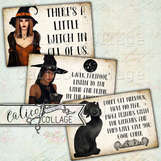 Witch Magick Printable Journaling Cards