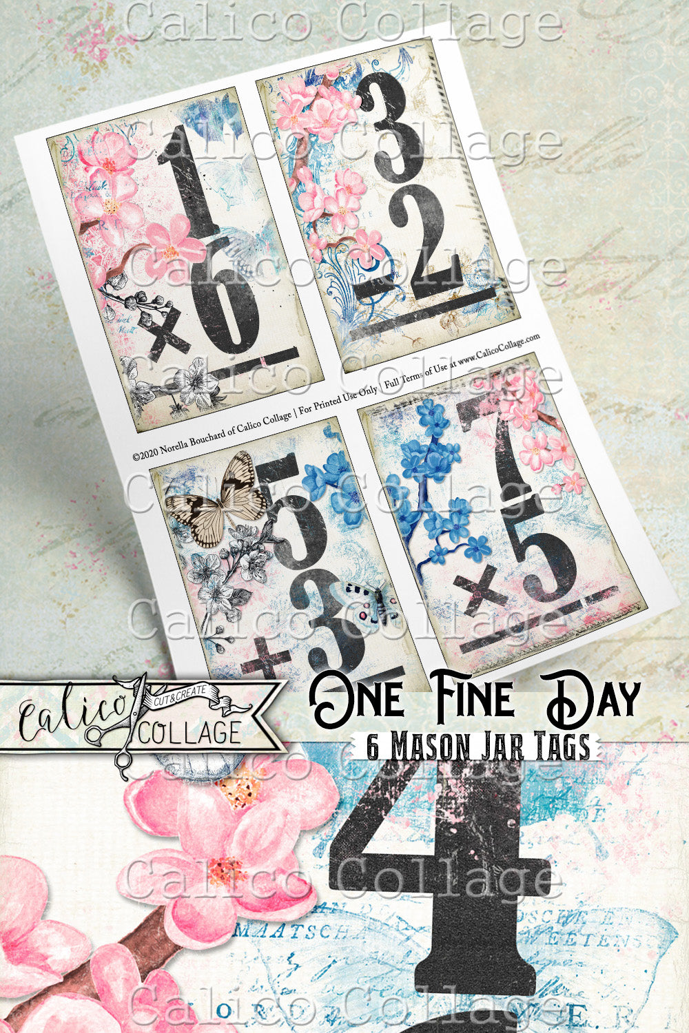 So She Did Printable Flashcards, Ephemera Pack