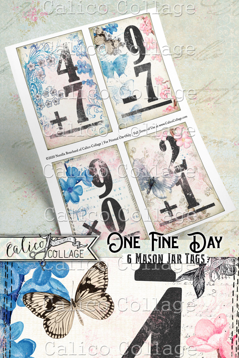 So She Did Printable Flashcards, Ephemera Pack