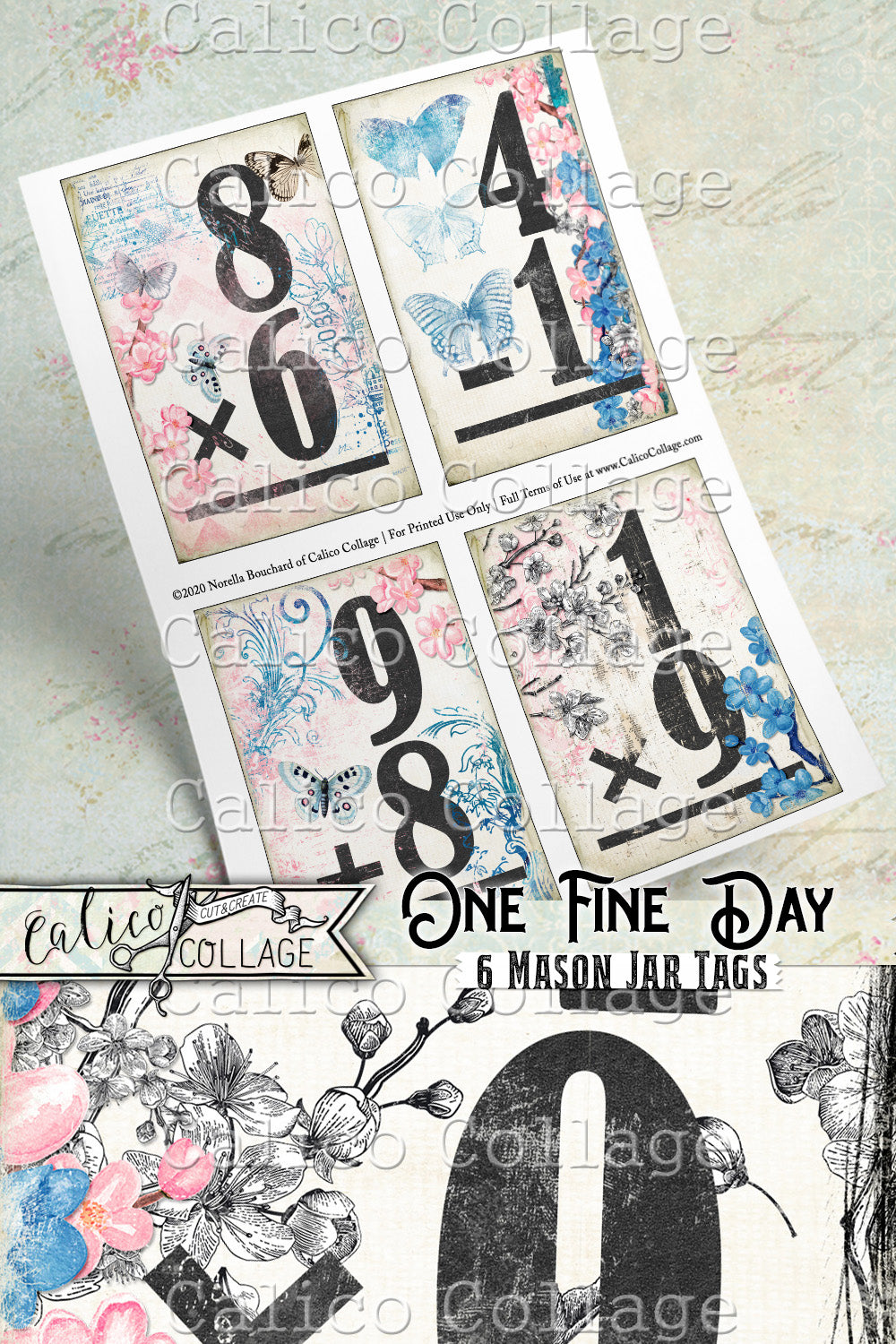 So She Did Printable Flashcards, Ephemera Pack