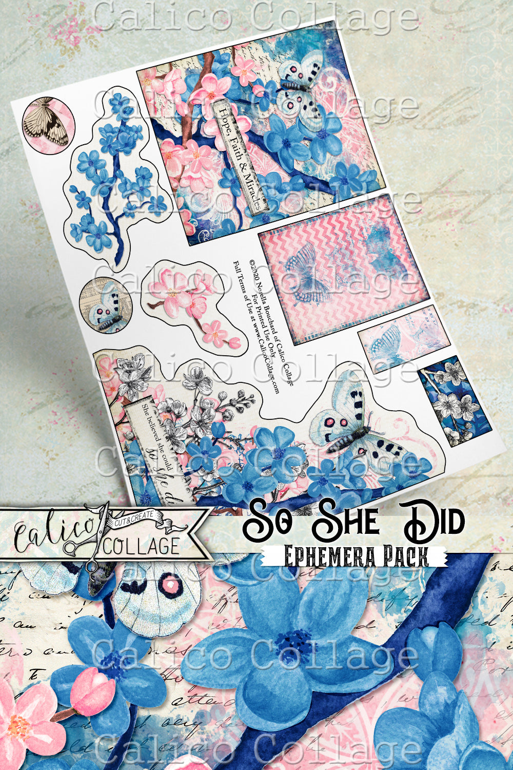 So She Did Ephemera Pack