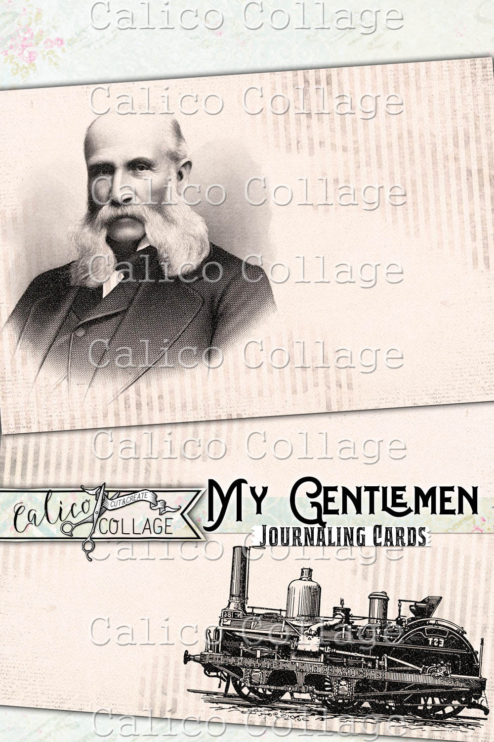 My Gentlemen Junk Journal Journaling Cards