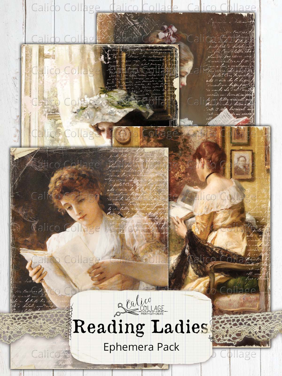 Reading Ladies Junk Journal Printable
