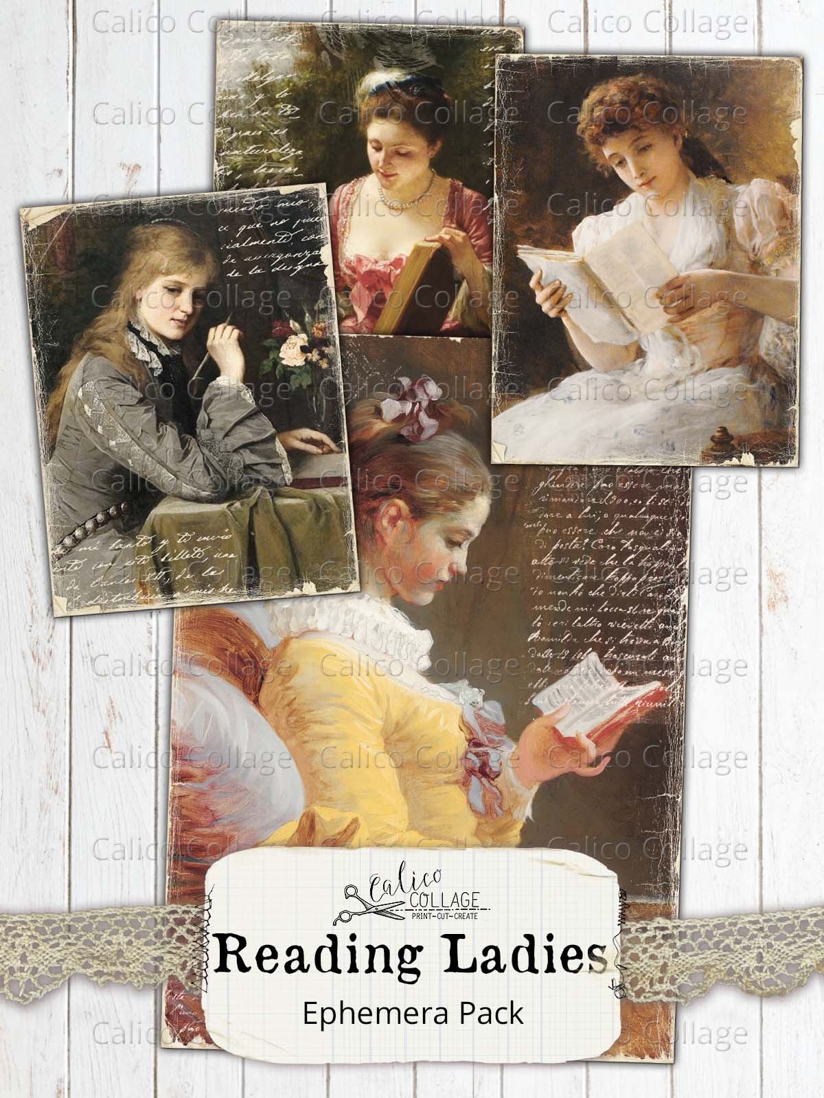 Reading Ladies Junk Journal Printable