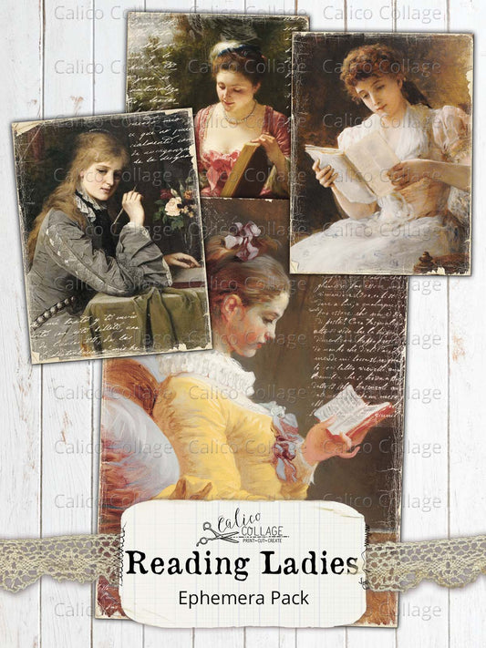 Reading Ladies Junk Journal Printable