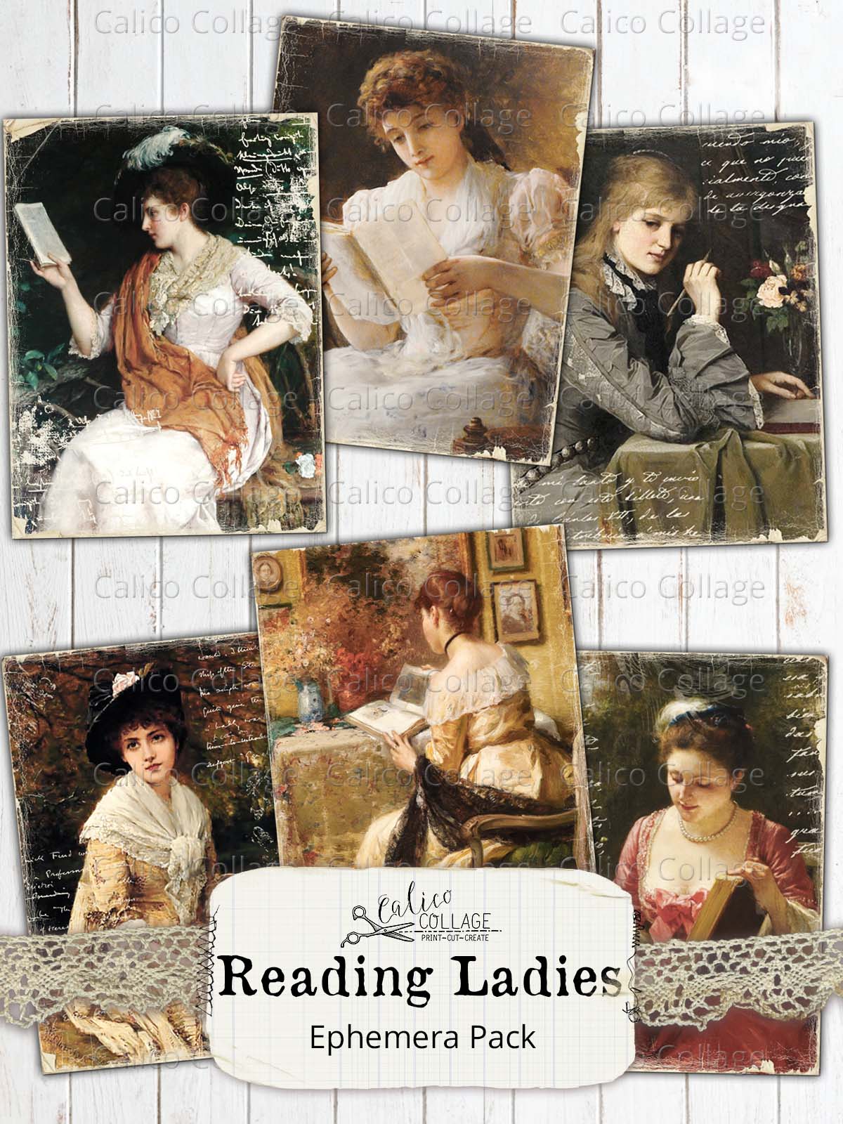 Reading Ladies Junk Journal Printable