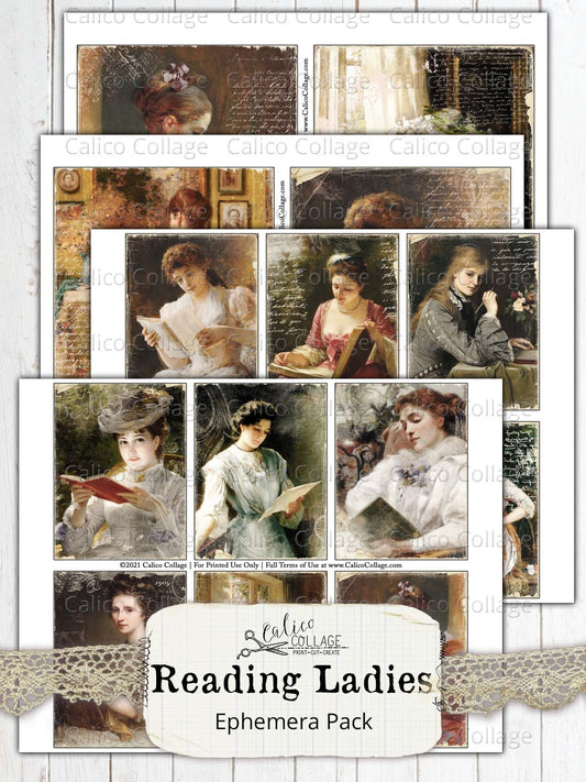 Reading Ladies Junk Journal Printable