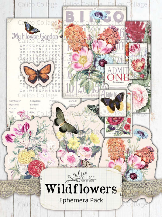 Wildflowers Ephemera Pack