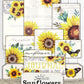 Sunflower Junk Journal Ephemera Pack