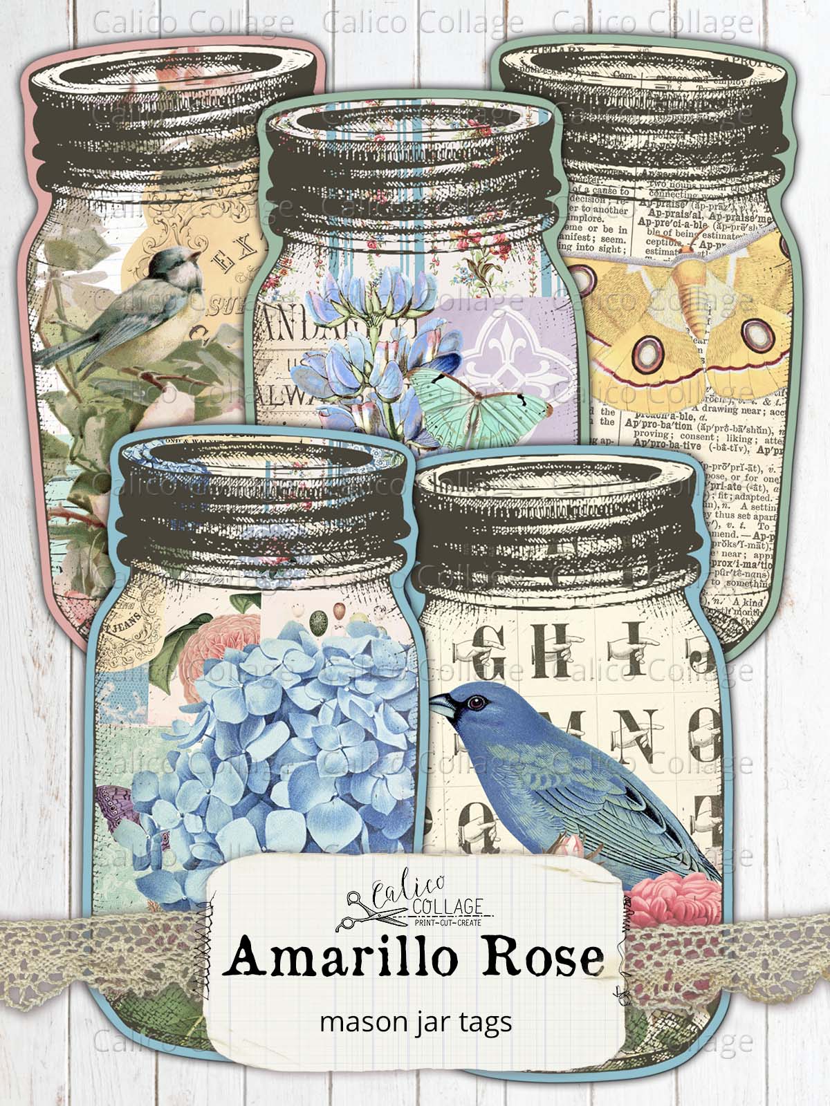 Shabby Chic Junk Journal Kit