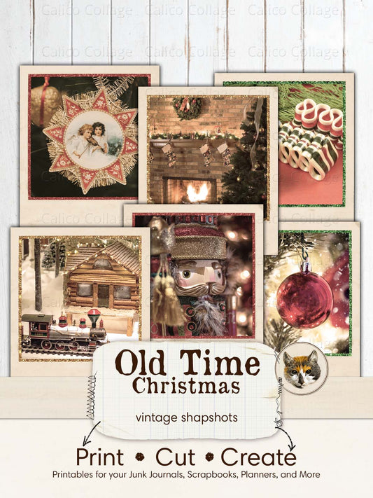 Old Time Christmas Ephemera Pictures for Junk Journals