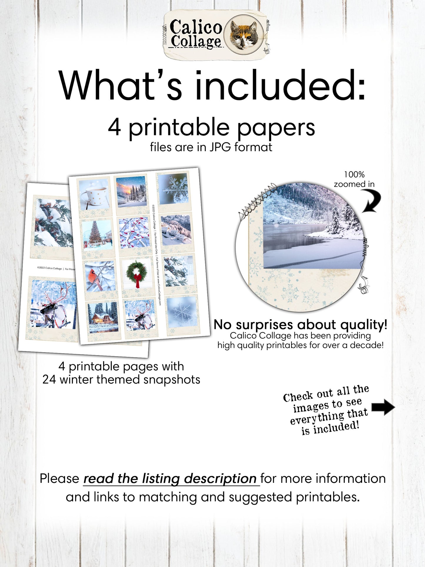 Winter Ephemera for Junk Journals