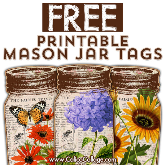 Free Printable Mason Jar Tags