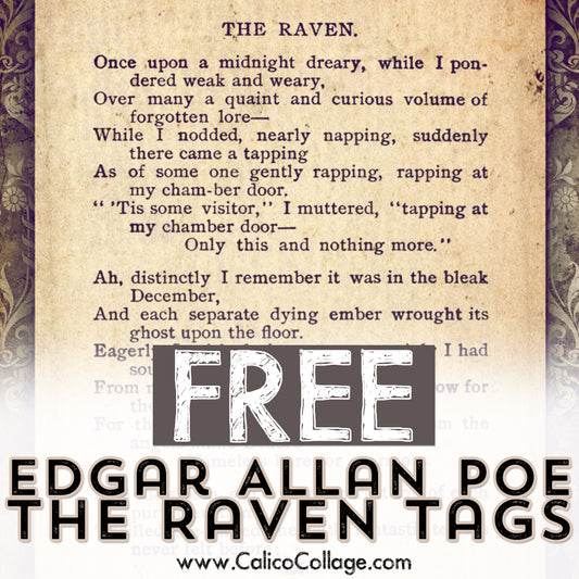 Free Edgar Allen Poe "The Rave" Tags