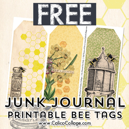Free The Bee Keeper Printable Tags