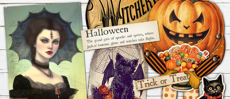 Halloween Ephemera – CalicoCollage halloween-ephemera-calicocollage