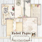Tall Junk Journal Papers, Antique Papers