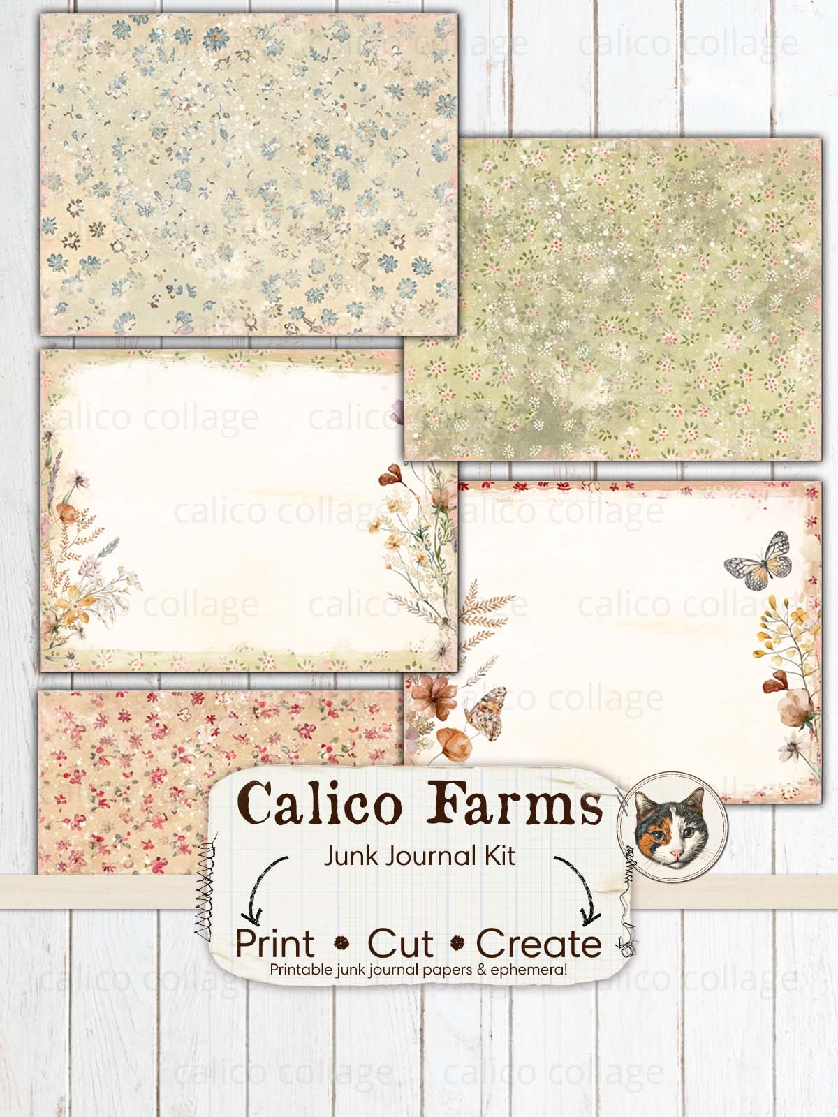 Calico Farms Junk Journal Kit