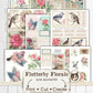 Flutterby Florals Junk Journal Kit, Bird Ephemera