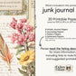 Bohemian Junk Journal Kit, Boho Ephemera