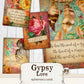 Bohemian Junk Journal Printable, Gypsy Love Ephemera Cards
