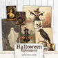 Halloween Ephemera Junk Journal Printable, Spooky Ephemera Pack