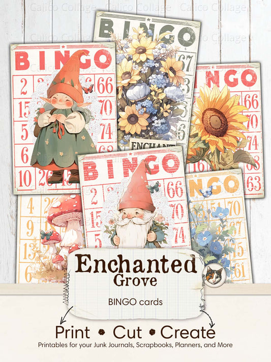 Bingo Card Ephemera, Gnome Ephemera
