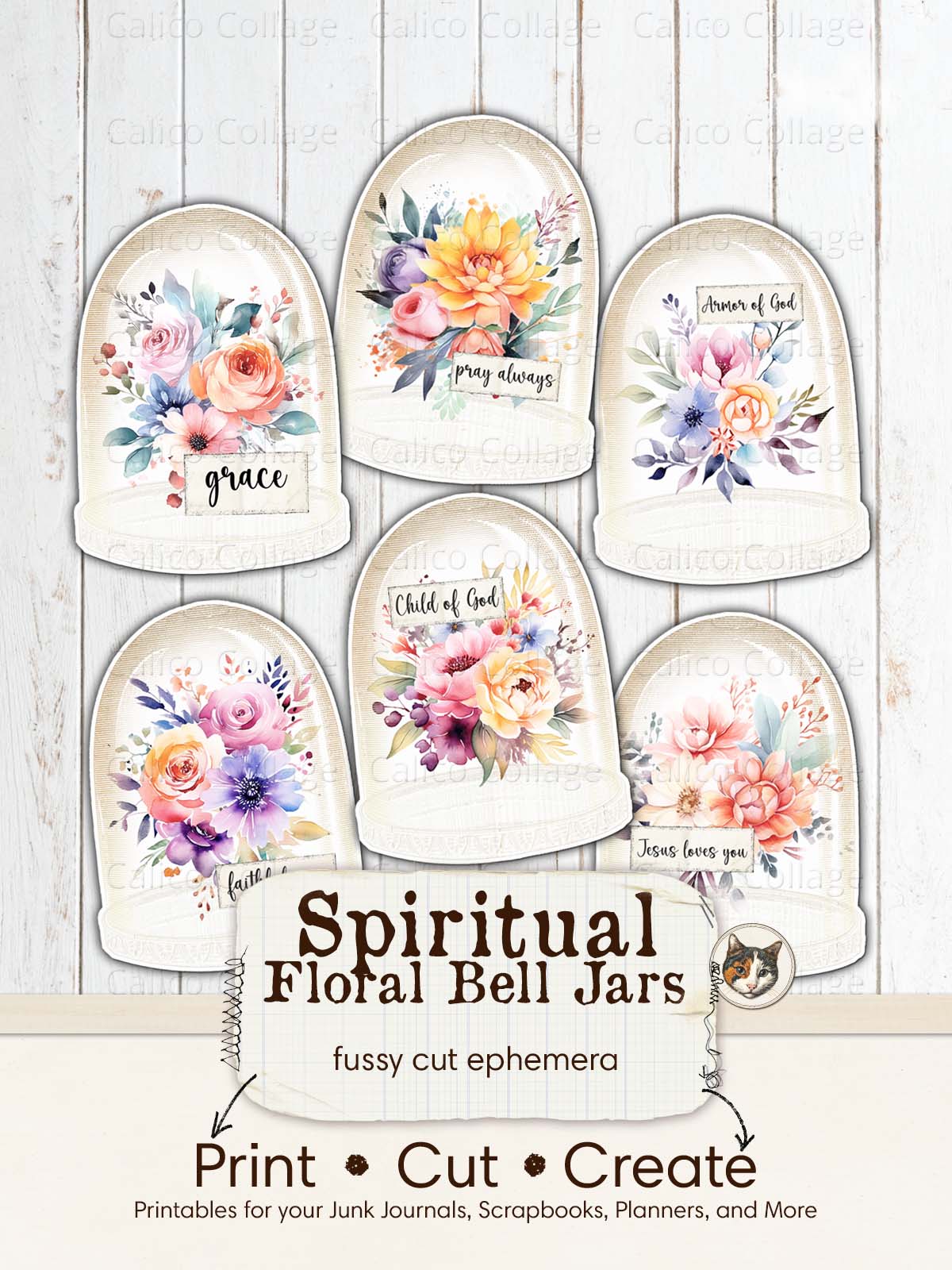 Faith Junk Journal Printable, Bible Journaling