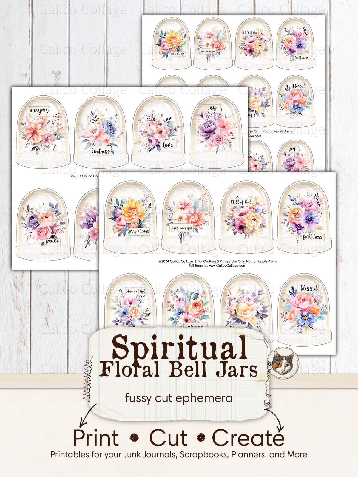 Faith Junk Journal Printable, Bible Journaling