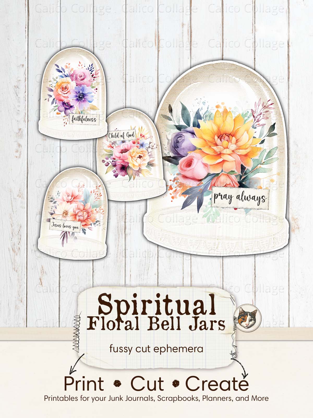 Faith Junk Journal Printable, Bible Journaling