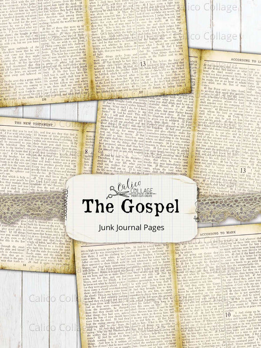 The Gospel Junk Journal Pages