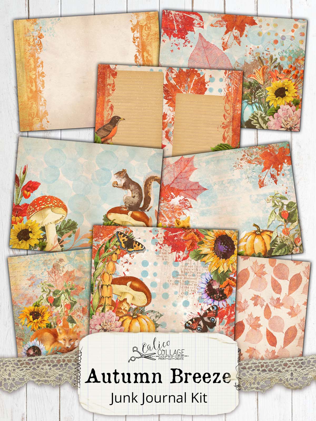 Autumn Junk Journal Kit