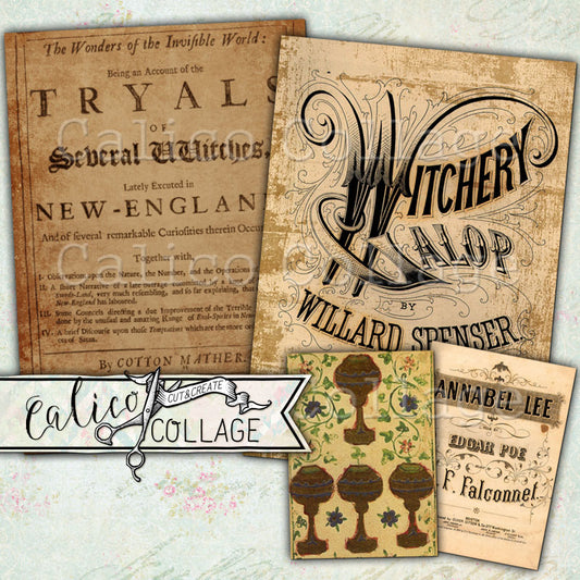 Printable Witch Ephemera Pack