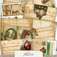 Golden Christmas Printable Journal Kit