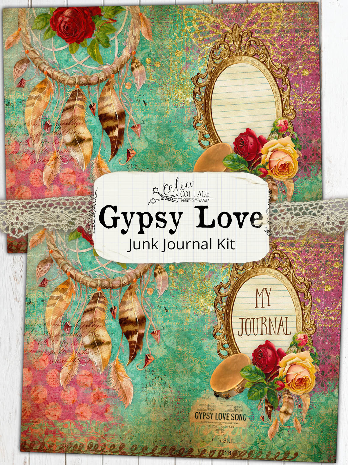 Gypsy Love Printable Junk Journal Kit – CalicoCollage