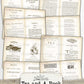 Vintage Tea Book Junk Journal Printable Ephemera