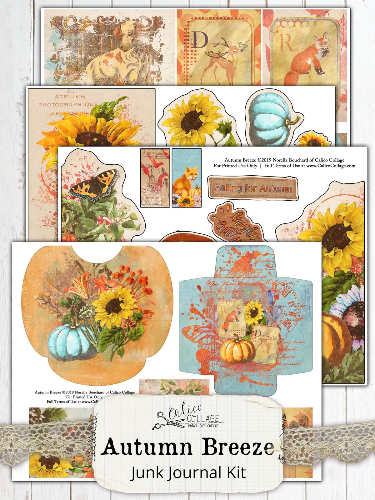 Autumn Junk Journal Kit