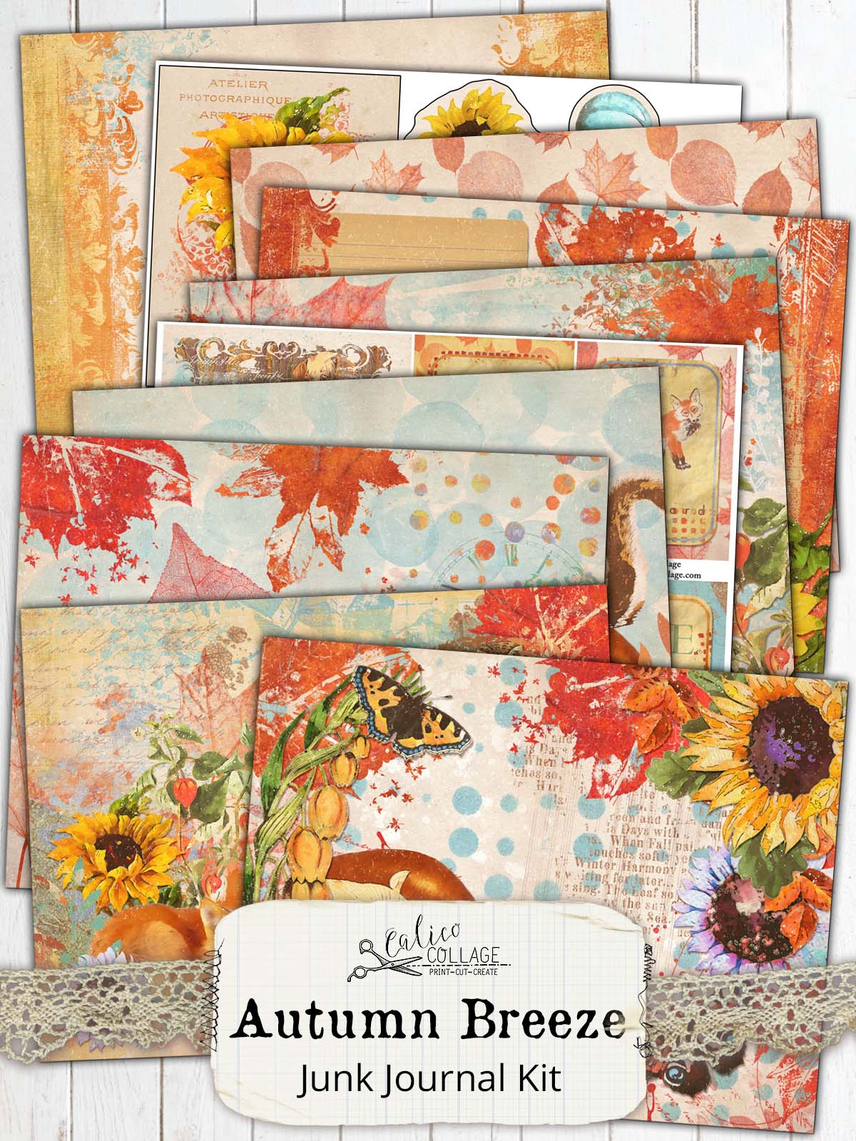 Autumn Junk Journal Kit