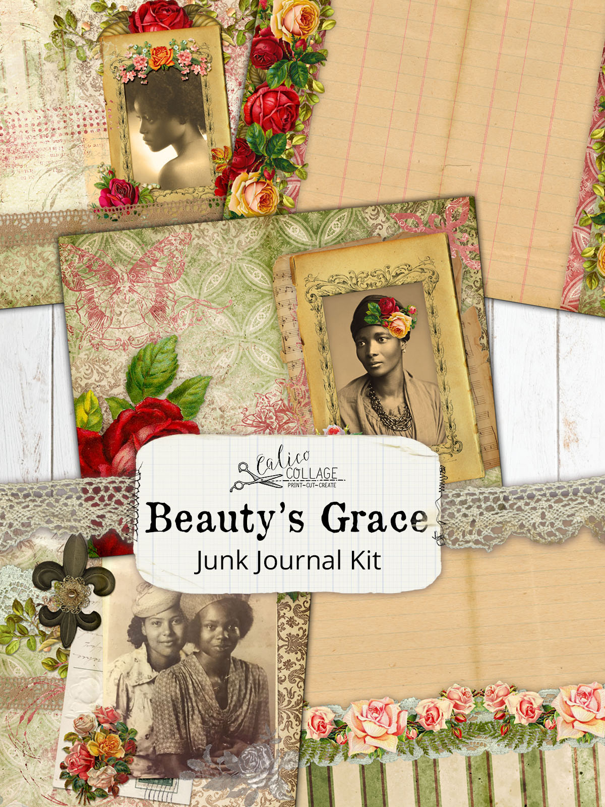 African American Junk Journal Kit