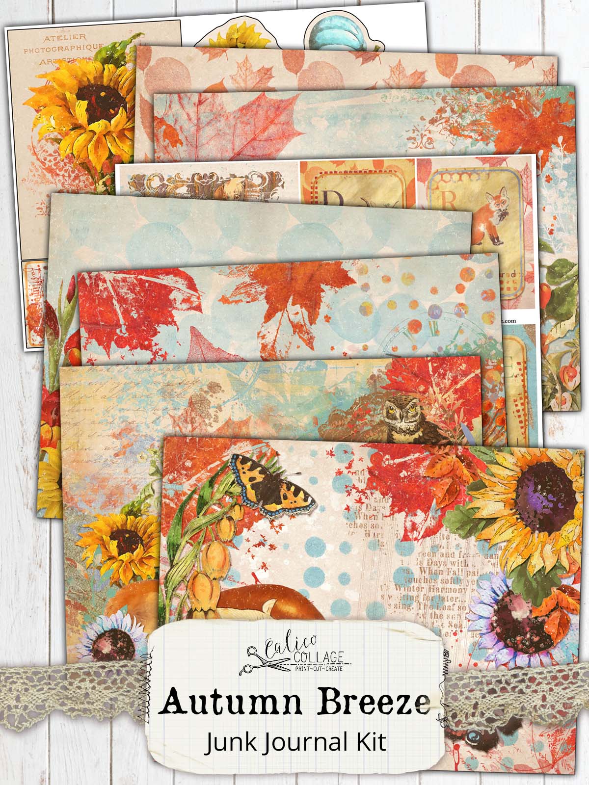 Autumn Junk Journal Kit