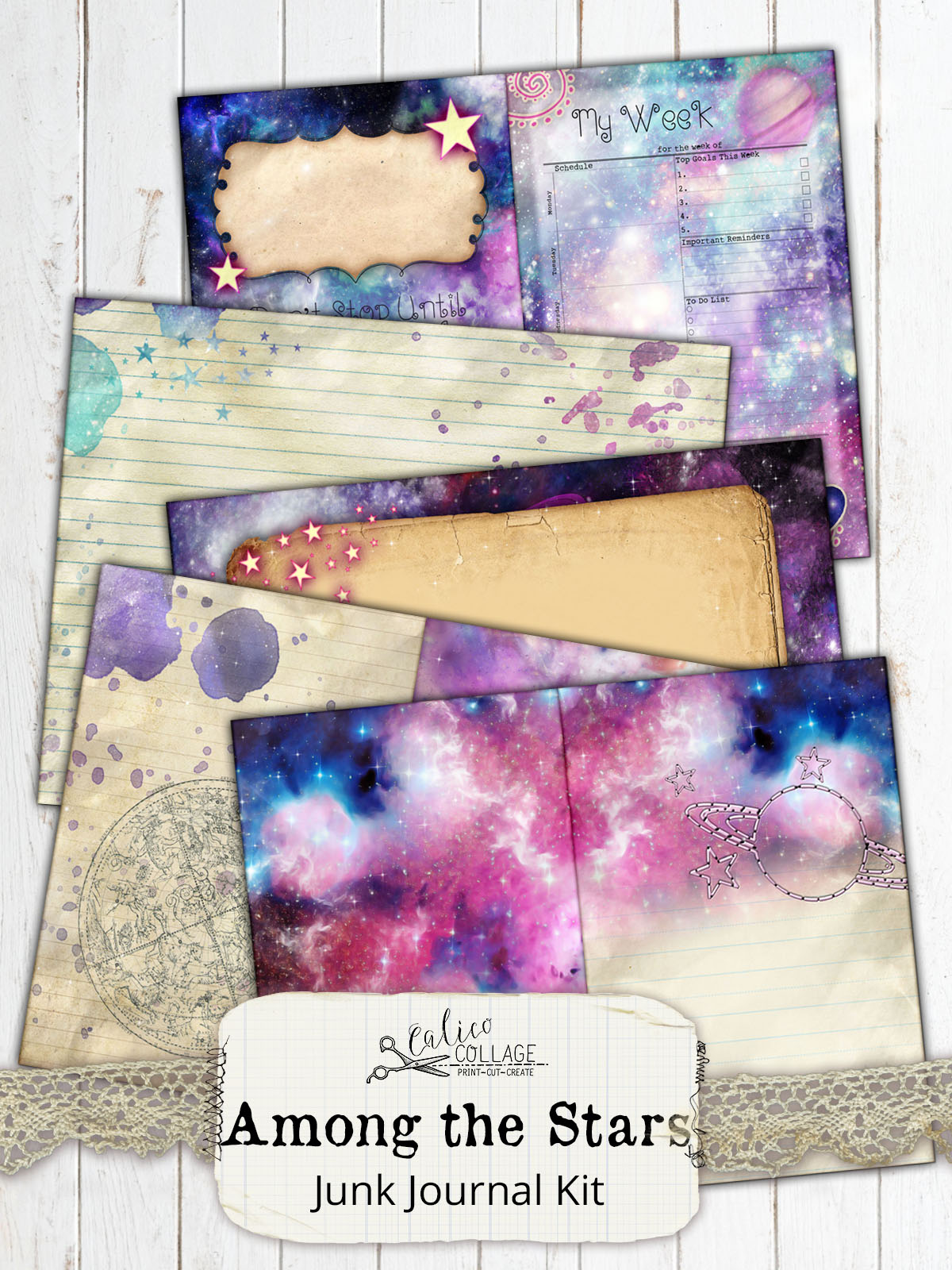 Celestial Junk Journal Kit