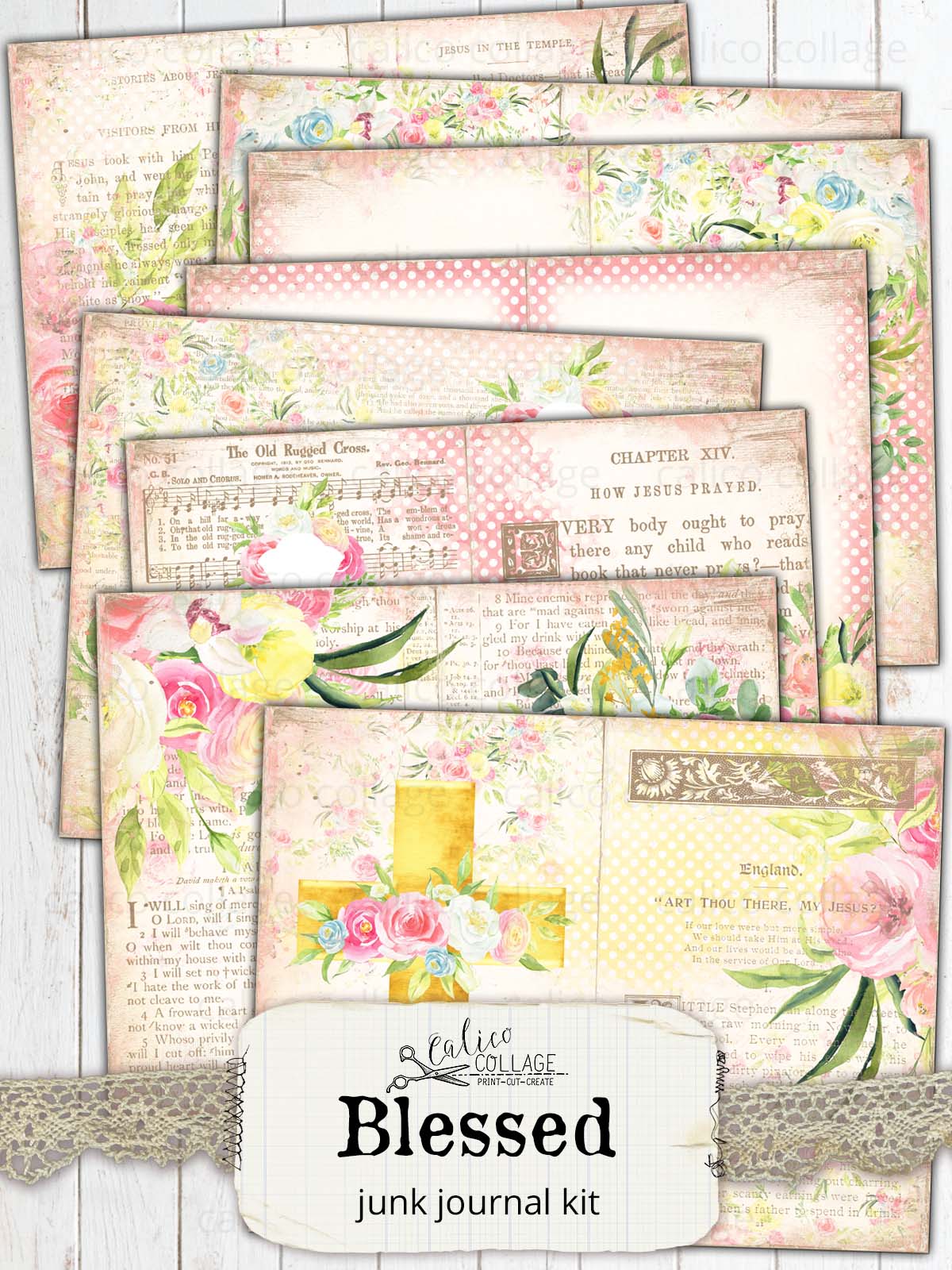 Blessed Junk Journal Kit