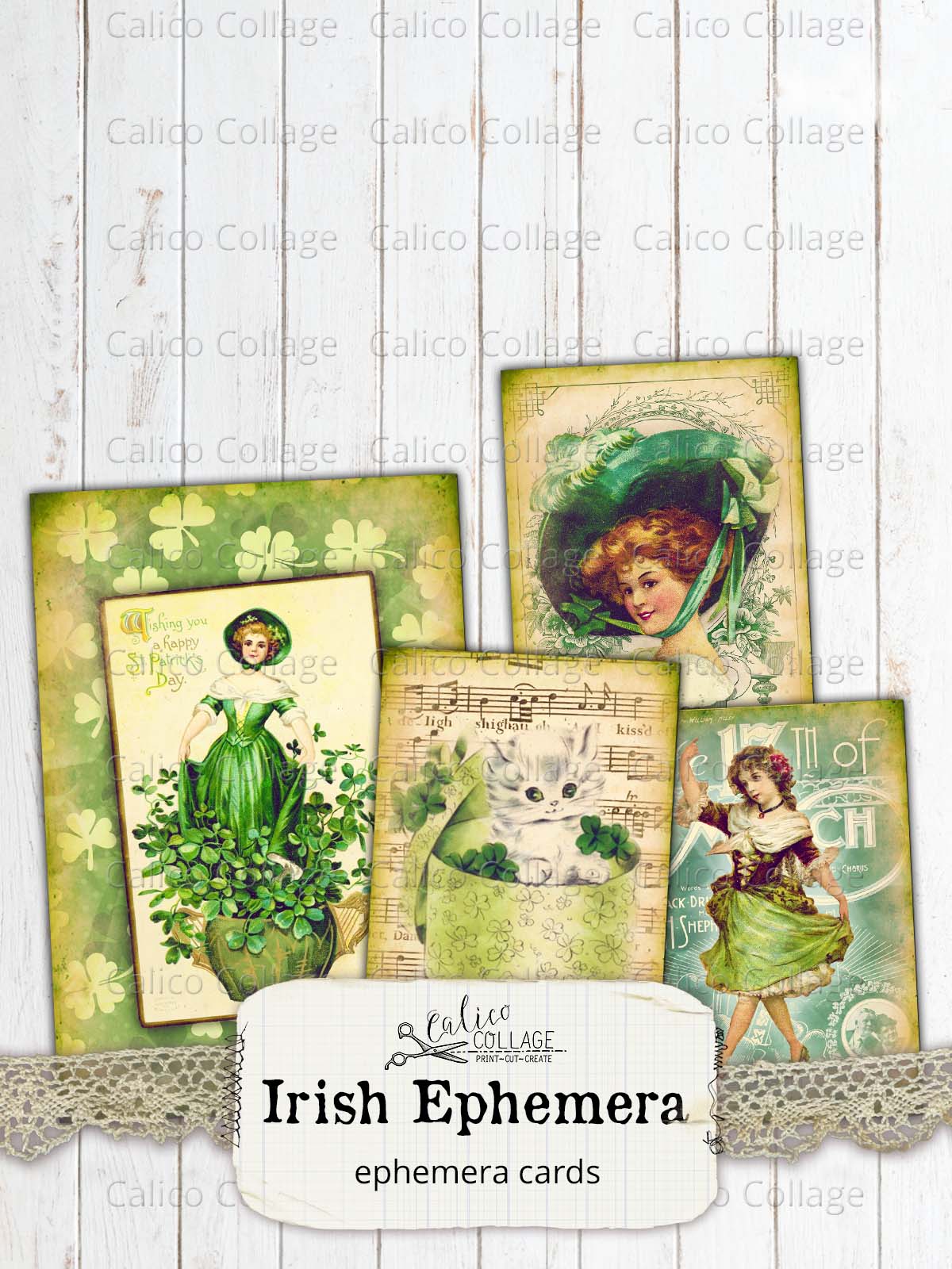 Irish Ephemera Cards