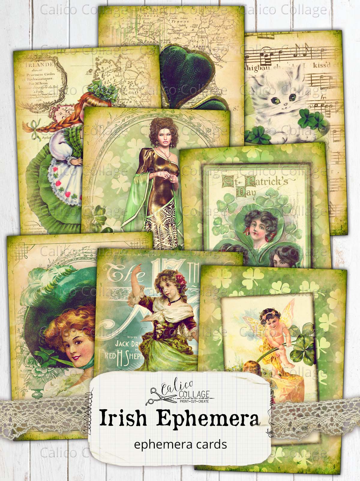Irish Ephemera Cards