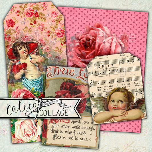 Valentine's Love Journaling Cards & Tags