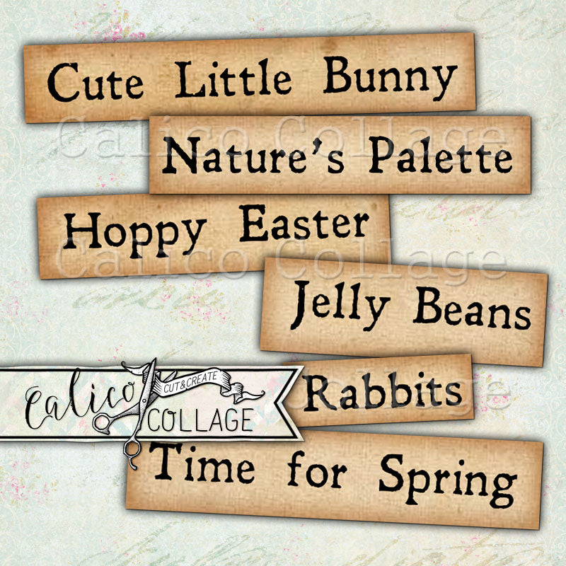 Happy Easter Printable Words and Sayings