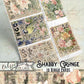 Printable Shabby Grunge Vintage Bingo Cards, Junk Journal Tags