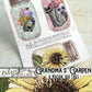 Grandmas Garden Printable Mason Jar Junk Journal Tags